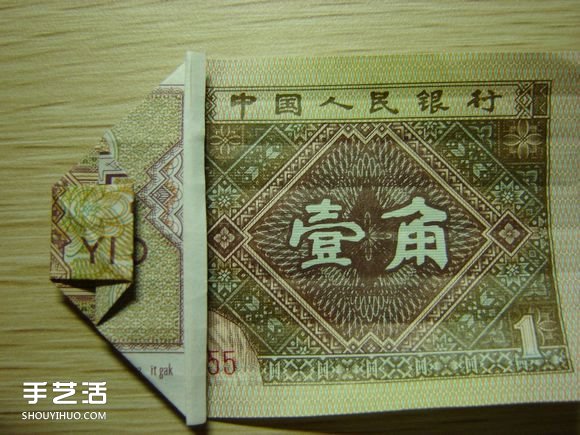 纸币折纸照相机图解 美金折相机的折法详解 -  www.shouyihuo.com