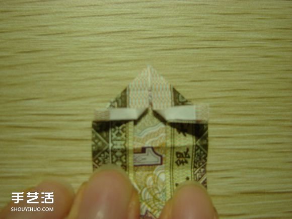 纸币折纸照相机图解 美金折相机的折法详解 -  www.shouyihuo.com