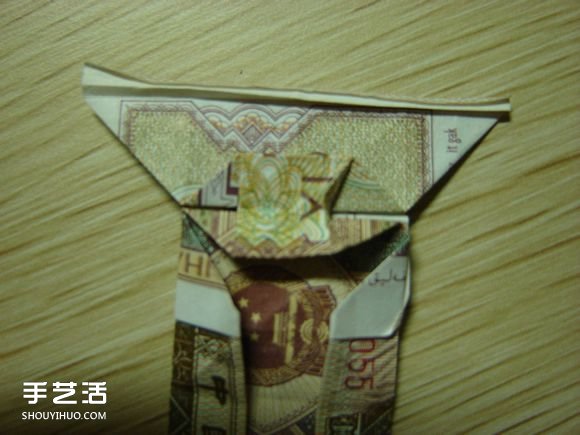 纸币折纸照相机图解 美金折相机的折法详解 -  www.shouyihuo.com