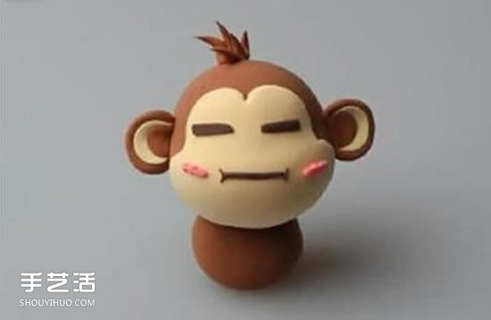 超轻粘土悠嘻猴DIY 手工制作粘土悠嘻猴图解 -  www.shouyihuo.com