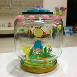 衍纸小金沙品教程:小女孩的美丽私家花园