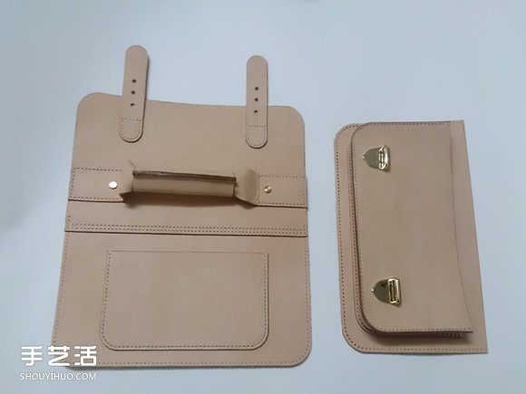 植鞣革剑桥包制作教程 自制剑桥包DIY方法图解 -  www.shouyihuo.com