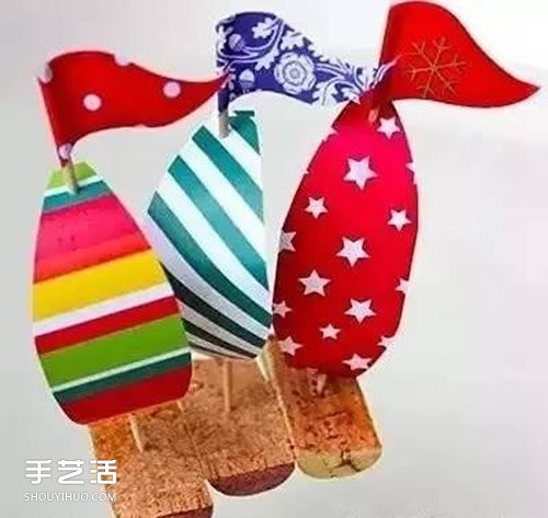 三种手工小船的做法 废物利用做小船的教程 -  www.shouyihuo.com