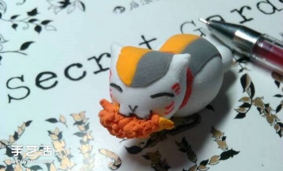 超轻粘土招财猫教程 找食的招财猫粘土DIY -  www.shouyihuo.com