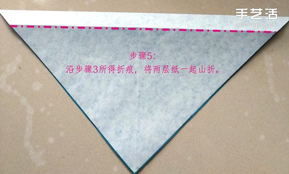 叶上之蛙折叠方法图解 折纸叶子上的青蛙过程 -  www.shouyihuo.com