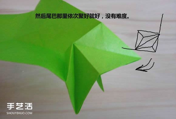 复杂折纸大象步骤图解 提供cp图和实拍教程 -  www.shouyihuo.com