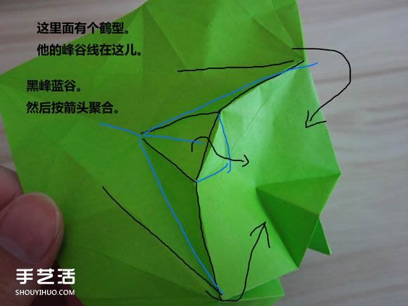 复杂折纸大象步骤图解 提供cp图和实拍教程 -  www.shouyihuo.com