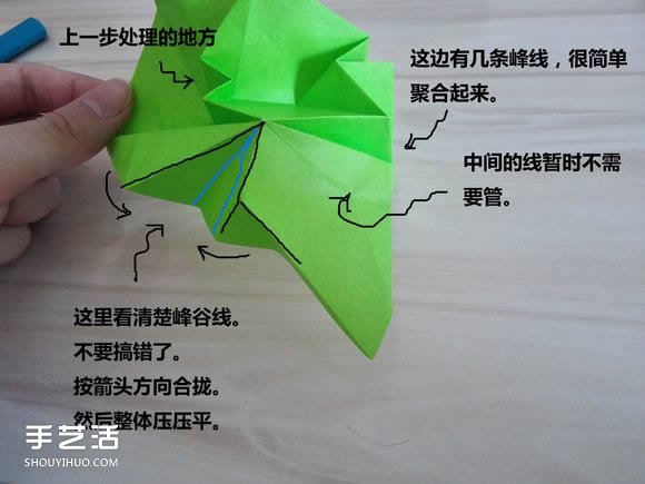 复杂折纸大象步骤图解 提供cp图和实拍教程 -  www.shouyihuo.com