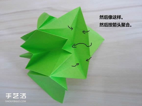 复杂折纸大象步骤图解 提供cp图和实拍教程 -  www.shouyihuo.com
