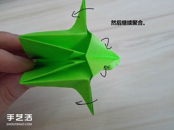 复杂折纸大象步骤图解 提供cp图和实拍教程 -  www.shouyihuo.com