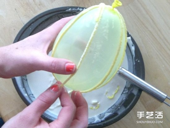 绳子制作复活节彩蛋 手工复活节空心彩蛋DIY -  www.shouyihuo.com