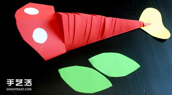 大嘴鱼玩具的制作方法 简单剪纸制作大嘴鱼 -  www.shouyihuo.com