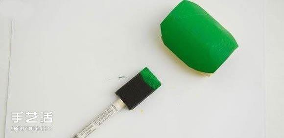 忍者神龟手偶玩具制作 卷纸筒手工制作忍者神龟 -  www.shouyihuo.com