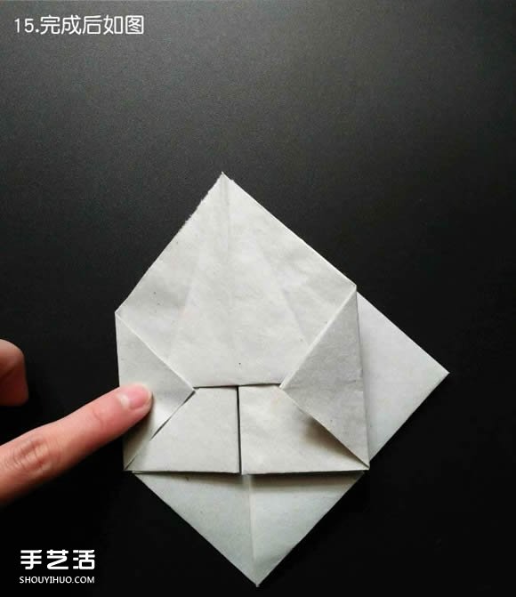 超复杂折纸鲨鱼图解 立体鲨鱼的折法详细步骤 -  www.shouyihuo.com