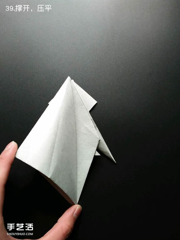 超复杂折纸鲨鱼图解 立体鲨鱼的折法详细步骤 -  www.shouyihuo.com
