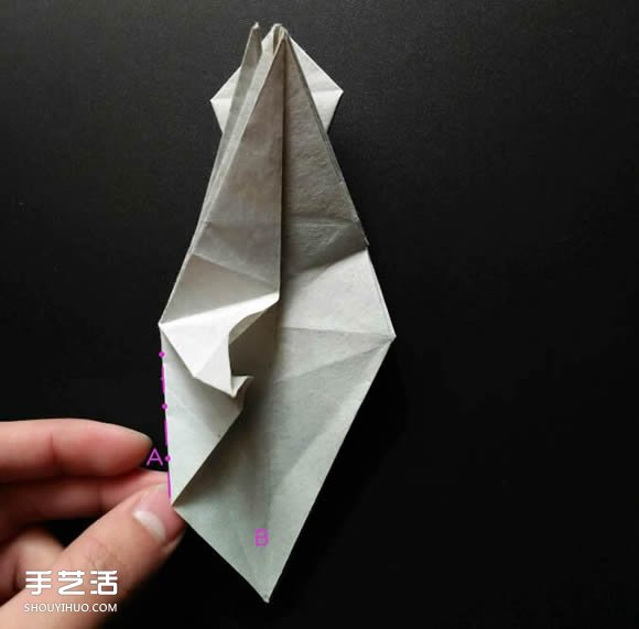 超复杂折纸鲨鱼图解 立体鲨鱼的折法详细步骤 -  www.shouyihuo.com