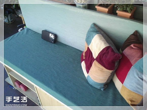 自制坐凳垫子的方法 手工布艺坐凳垫做法教程 -  www.shouyihuo.com