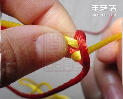 金刚结手链编法图解,金刚结编手链的步骤简单