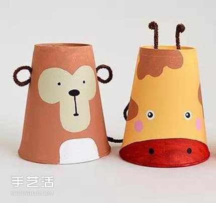 纸杯小动物手工制作 纸杯手工制作大全动物 -  www.shouyihuo.com