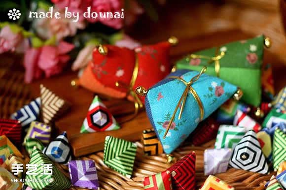 不织布粽子的做法图解 布艺粽子小香包DIY教程 -  www.shouyihuo.com