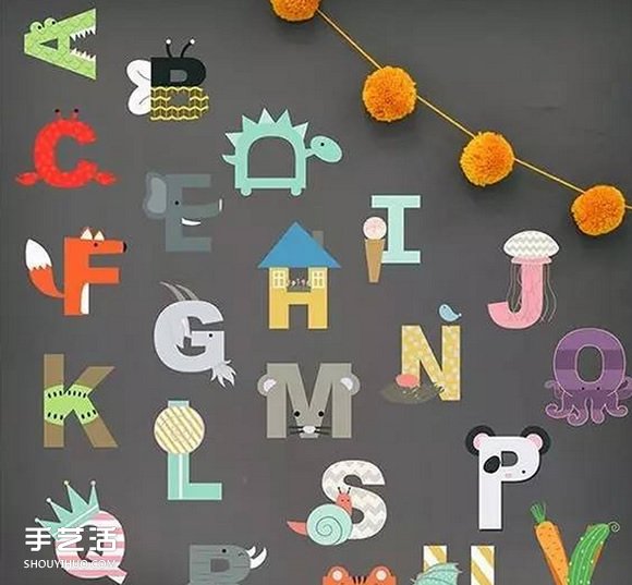 幼儿墙饰手工制作创意 好看墙面布置设计图片 -  www.shouyihuo.com
