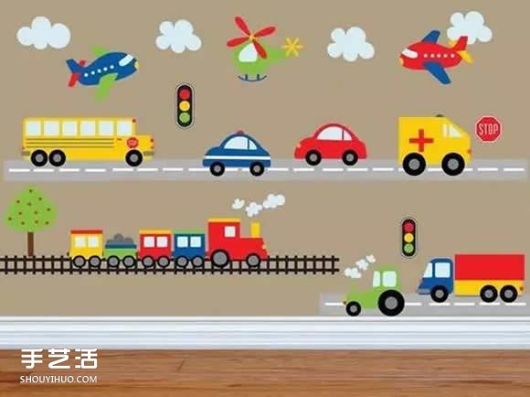 幼儿墙饰手工制作创意 好看墙面布置设计图片 -  www.shouyihuo.com