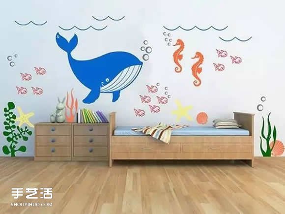 幼儿墙饰手工制作创意 好看墙面布置设计图片 -  www.shouyihuo.com