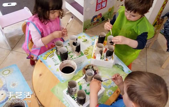 幼儿奶牛手工制作教程 简单立体奶牛的做法图解 -  www.shouyihuo.com