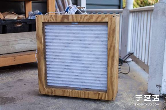 自制空气过滤器的方法 DIY简易空气过滤器教程 -  www.shouyihuo.com