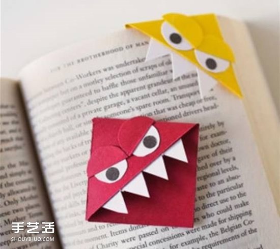 卡通书签制作方法图片 儿童动漫书签制作方法 -  www.shouyihuo.com