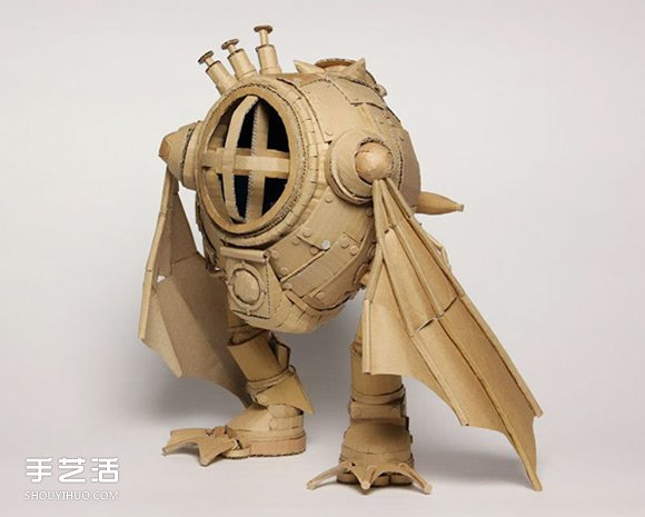 起始于课业练习！Ohno的超精致纸箱模型作品 -  www.shouyihuo.com