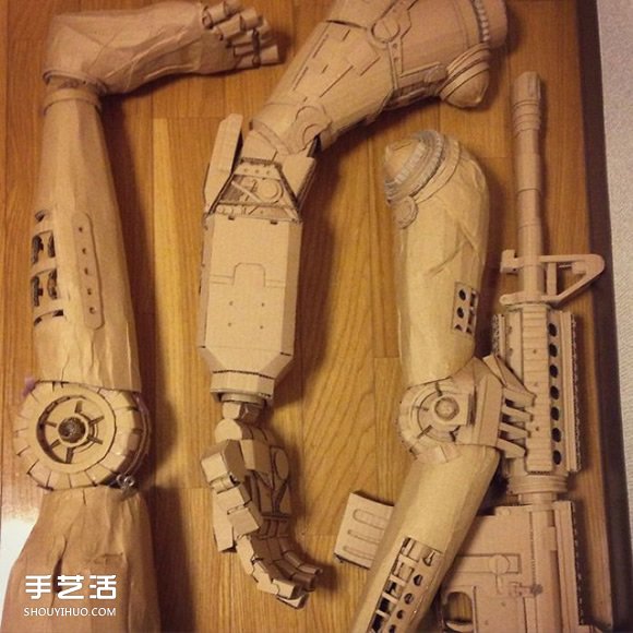 起始于课业练习！Ohno的超精致纸箱模型作品 -  www.shouyihuo.com
