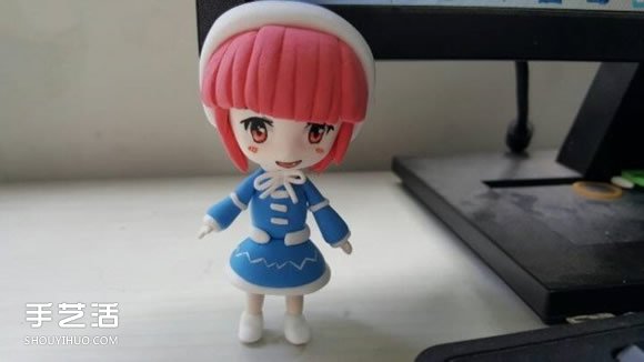 粘土DIY黑暗之女安妮 可爱女孩人偶粘土制作 -  www.shouyihuo.com