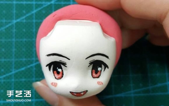 粘土DIY黑暗之女安妮 可爱女孩人偶粘土制作 -  www.shouyihuo.com