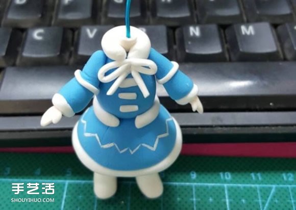 粘土DIY黑暗之女安妮 可爱女孩人偶粘土制作 -  www.shouyihuo.com