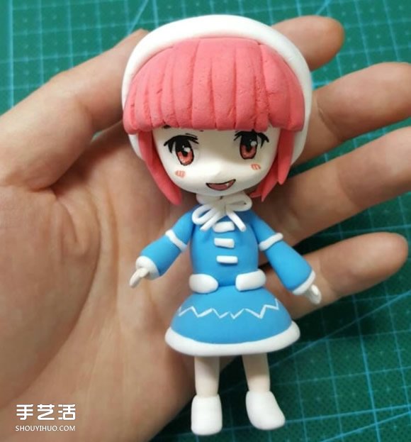 粘土DIY黑暗之女安妮 可爱女孩人偶粘土制作 -  www.shouyihuo.com