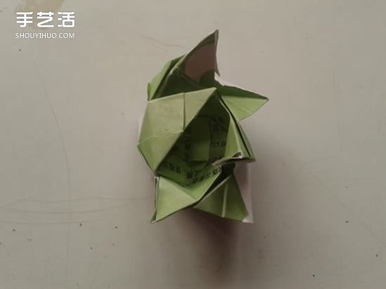 川崎玫瑰折法图解详细 川崎玫瑰折纸步骤教程 -  www.shouyihuo.com