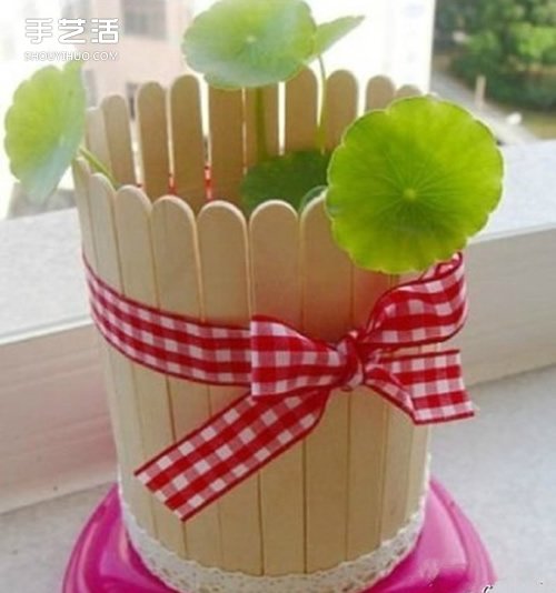 雪糕棍的创意图片大全 冰棍棒手工制作图片 -  www.shouyihuo.com