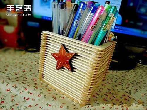 雪糕棍的创意图片大全 冰棍棒手工制作图片 -  www.shouyihuo.com