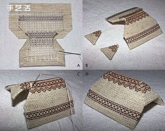 钩针房屋模型手工制作 房子手工艺品钩针DIY -  www.shouyihuo.com