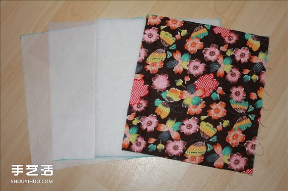 长款风琴钱包制作教程 褐花麻布长钱包DIY图解 -  www.shouyihuo.com