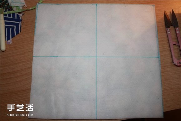 长款风琴钱包制作教程 褐花麻布长钱包DIY图解 -  www.shouyihuo.com