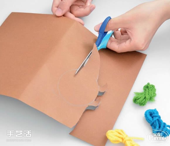 幼儿园小刺猬手工制作 简单卡纸刺猬的做法 -  www.shouyihuo.com