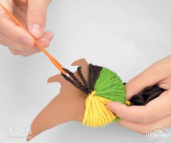幼儿园小刺猬手工制作 简单卡纸刺猬的做法 -  www.shouyihuo.com