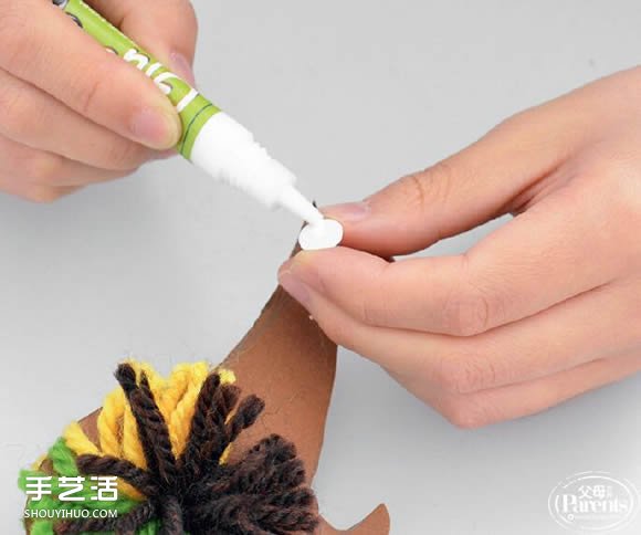 幼儿园小刺猬手工制作 简单卡纸刺猬的做法 -  www.shouyihuo.com