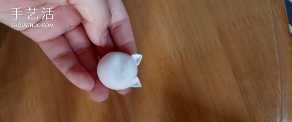 怎样制作粘土打伞的小猫 超轻粘土卡通猫咪DIY -  www.shouyihuo.com