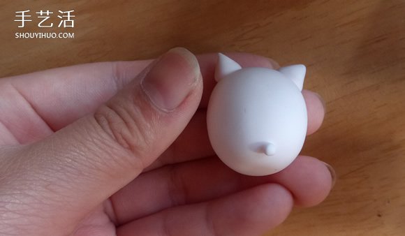 怎样制作粘土打伞的小猫 超轻粘土卡通猫咪DIY -  www.shouyihuo.com