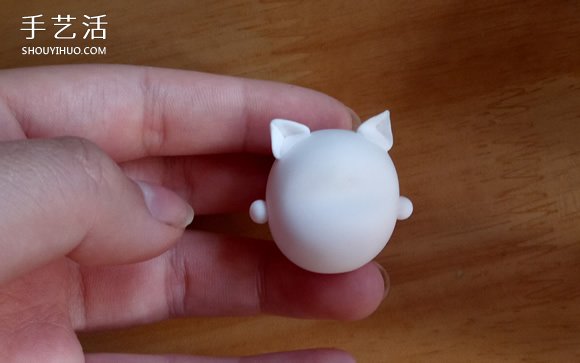 怎样制作粘土打伞的小猫 超轻粘土卡通猫咪DIY -  www.shouyihuo.com
