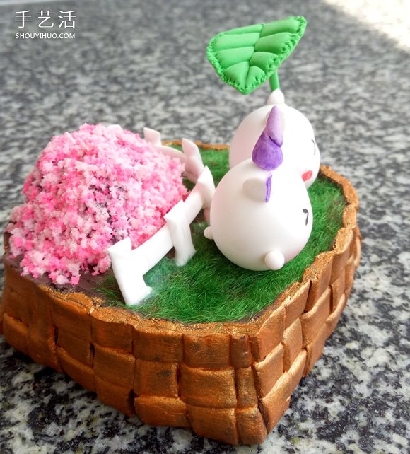 超轻粘土制作小院子 迷你院子装饰品粘土DIY -  www.shouyihuo.com