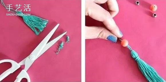 流苏穗子怎么做图解 手工制作穗子的方法 -  www.shouyihuo.com